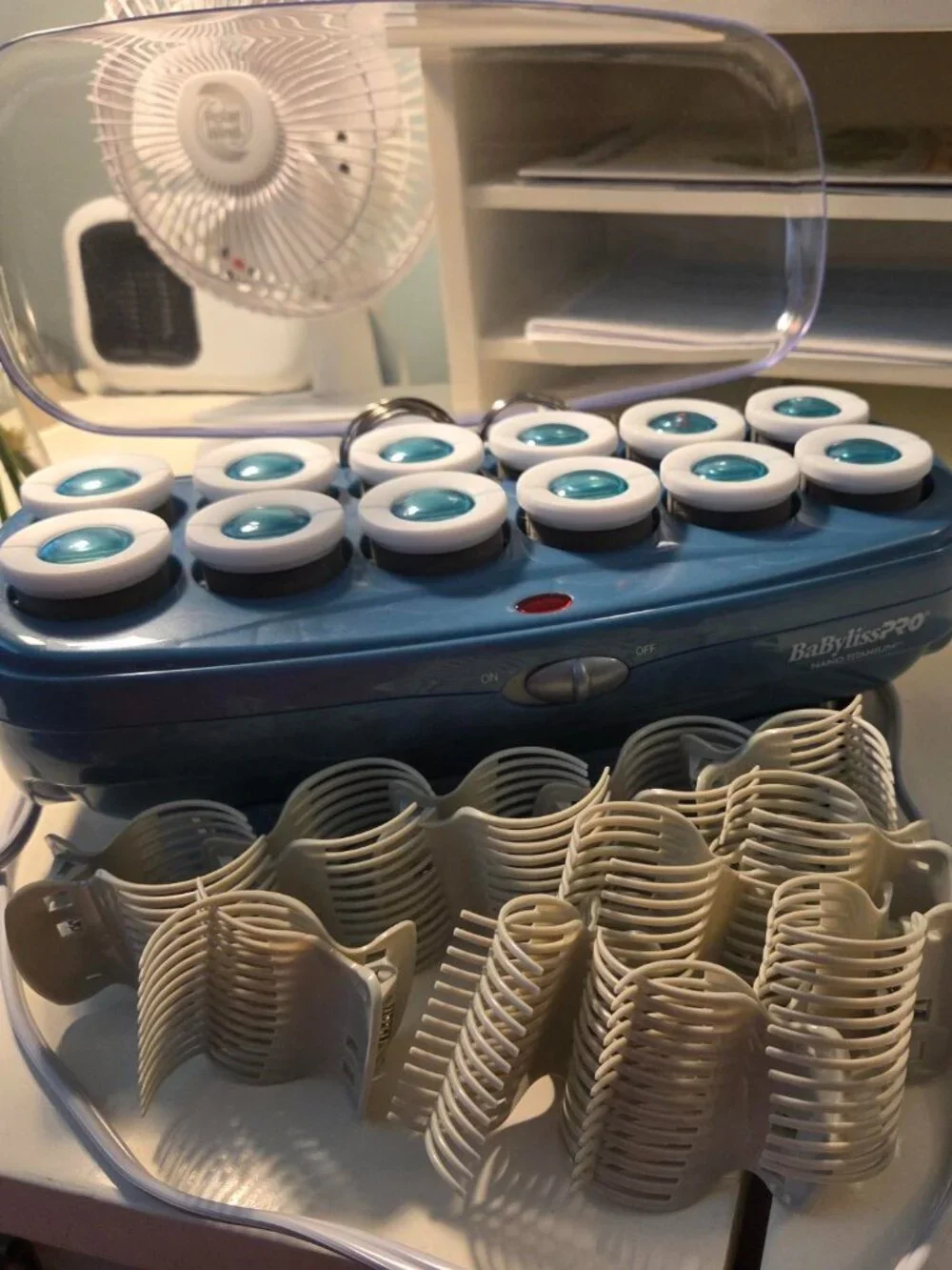 BaBylissPRO Nano Titanium Professional Jumbo Hot Rollers - 12pc